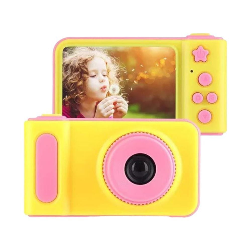 N-Ofertas - Cámara Fotográfica Digital Para Niños Juguete Portátil Rosado