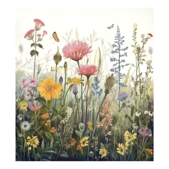 Imán decorativo para lavavajillas GUIJI 58 cm x 66 cm Flores