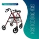 thumbnail image 3 of Andador Burro Ortopédico 4 Ruedas - Asiento y Canasto Pro, 3 of 4