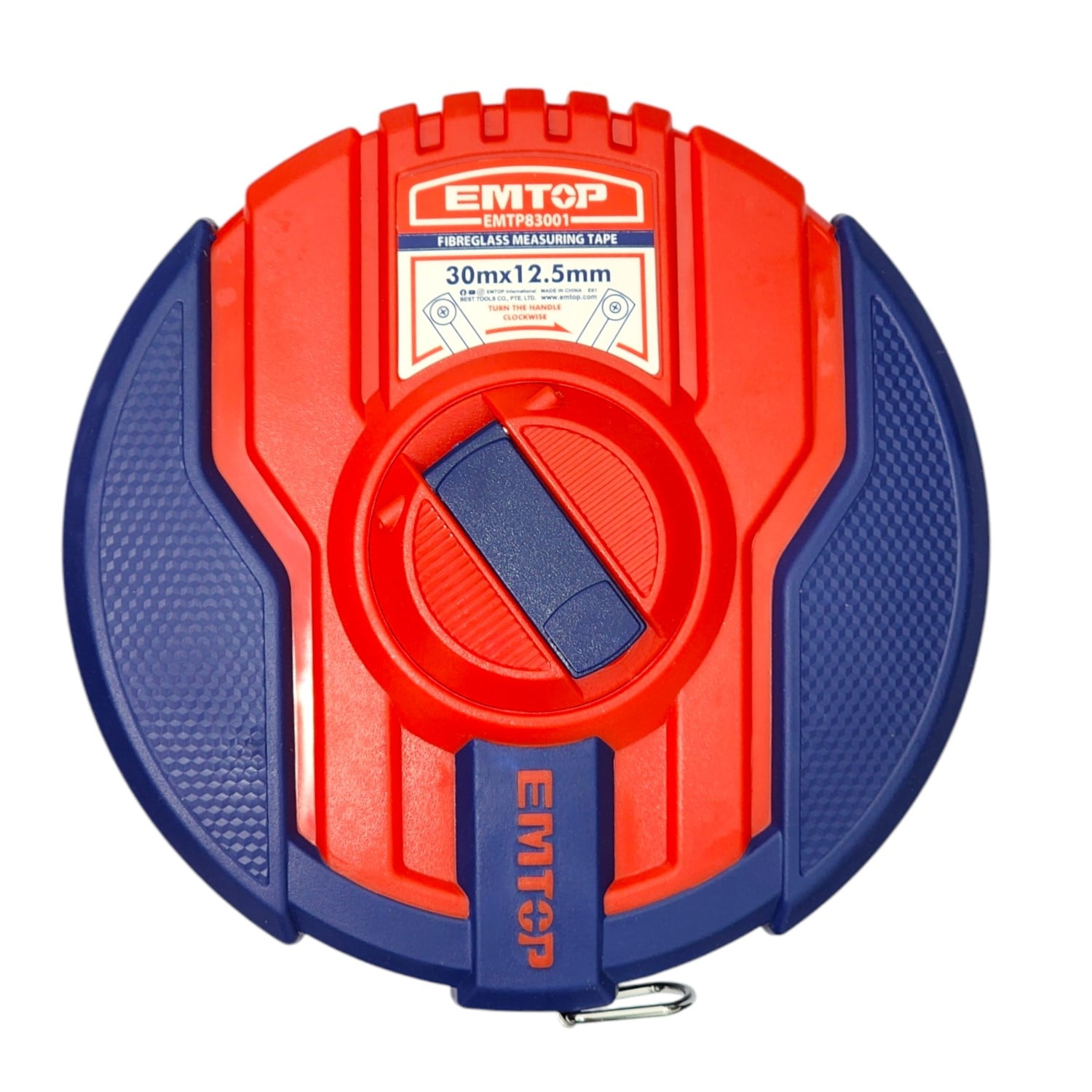 Cinta Métrica Fibra De Vidrio 30mt X 12.5mm Emtop Emtp83001