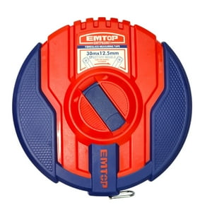 Cinta Métrica Fibra De Vidrio 30Mt X 12.5Mm Emtop Emtp83001