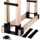 thumbnail image 1 of Kit de Soportes Ajustables para Estante de Leña MOFEEZ, 1 of 5