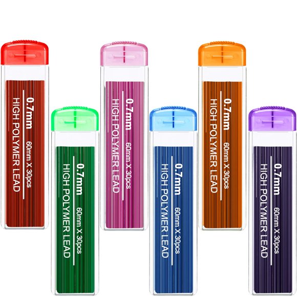 Recambios de plomo de color JOVITEC HB de 0,7 mm para lápices mecánicos