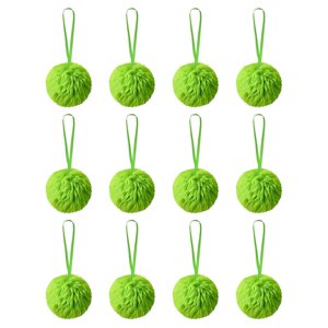 Bothyi - 12X Adornos Navideños Peludos Bolas Navideñas Adornos De Duende Peludo Diy Pelo Largo
