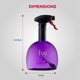 thumbnail image 5 of Pulverizador de aceite Evo Original sin aerosol, 500 ml, color morado, 5 of 8