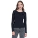 thumbnail image 1 of Polera Mujer M/L Cuello Redondo Negro Corona, 1 of 5