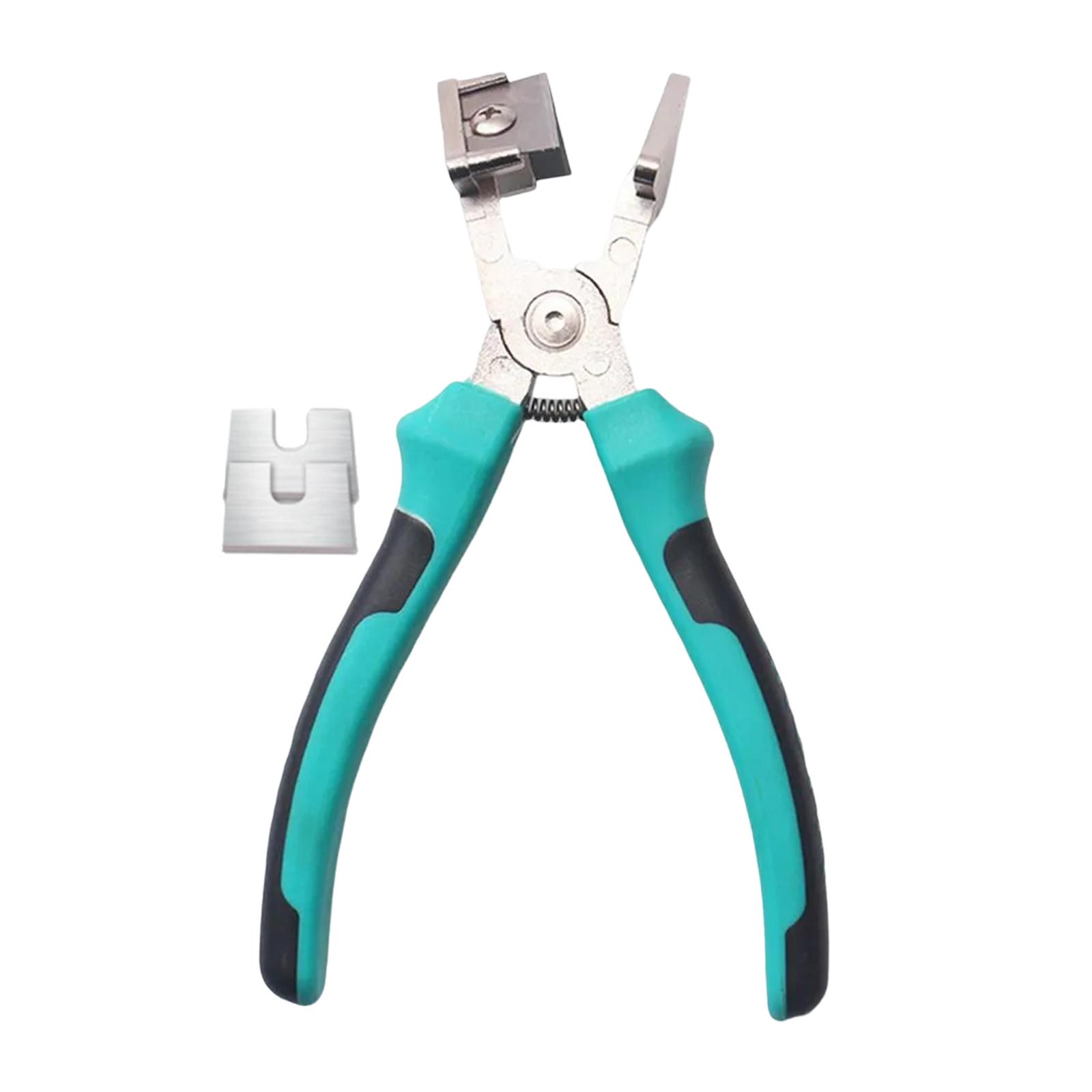 Magideal - Alicates De Ángulo Recto, Alicates Para Tira De Sellado, Alicates En V, Mango Antideslizante, Resistente A La Oxidación, Cortador De Inglete Fácil De