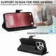 thumbnail image 5 of Funda tipo cartera con tapa para Nothing Phone 4A Pro con tarjetero, soporte y cubierta magnética Negro, 5 of 5