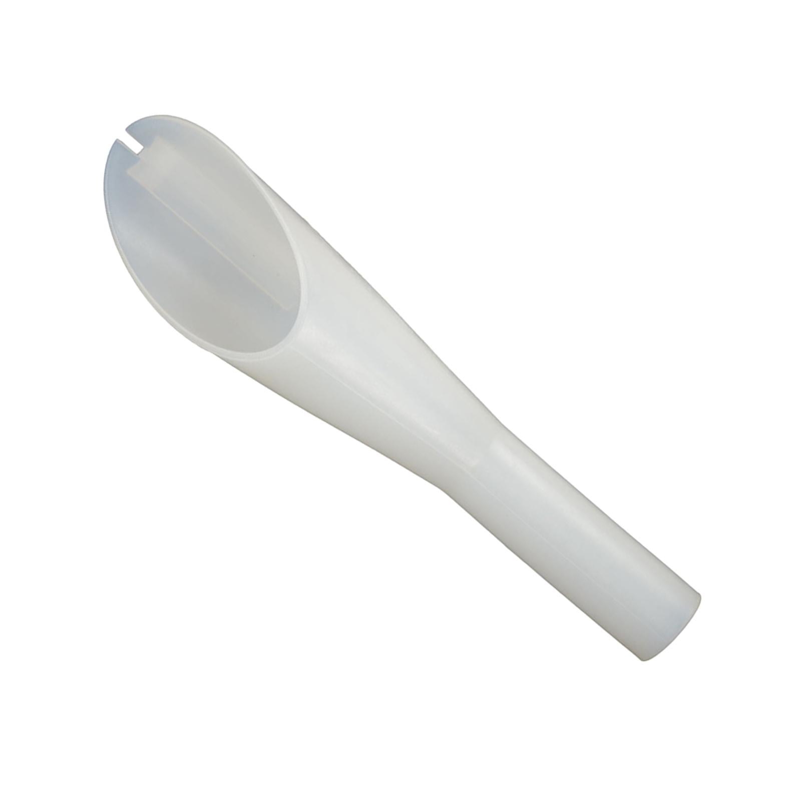 Ioensy - Repuesto De Embudo De Combustible Sin Tapa Para Ford 8u5a17b068bb, 8u5a-17b068-bb Blanco