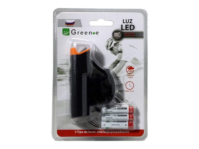 Green E - Luz Led Delantera Para Bicicleta