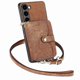 thumbnail image 3 of Funda Tipo Cartera con Correa Cruzada para Samsung Galaxy S23 Protección Contra Golpes Marrón, 3 of 6