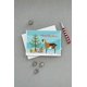 thumbnail image 4 of Paquete de 8 tarjetas de felicitación Caroline's Treasures color teal, A7, 4 of 4