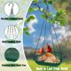 thumbnail image 3 of Comedero colgante para aves VIHSIPR verde cuadrado de 28 cm, 3 of 6