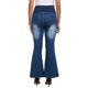 thumbnail image 3 of INSPIRE CHIC Pantalones de Maternidad para Mujeres Jeans Bootcut Pierna Rota Alta Elasticidad Sobre el Vientre Embarazada Acampanados Pantalones de Mezclilla Casual S Azul Oscuro, 3 of 6