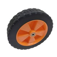 Magideal - Rueda De Repuesto Plegable Para Carro Plegable De 7 Pulgadas, Neumático De Goma, Rodamiento Doble Para Playa, Camping, Jardín Libre, Carrito