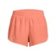 thumbnail image 2 of Pantalones Cortos Fly By (897) Flare Orange Xl Para Mujer, 2 of 5