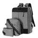 thumbnail image 1 of Three-piece Backpack Large-capacity USB Charging Business Casual Men's Oxford Cloth Computer Backpack, 1 of 3