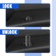 thumbnail image 4 of 2 piezas No.72137-SDA-A00ZA Perilla de varilla de bloqueo de puerta Botón de extracción de pasador de bloqueo negro para Honda Accord 2003-2007, 4 of 7