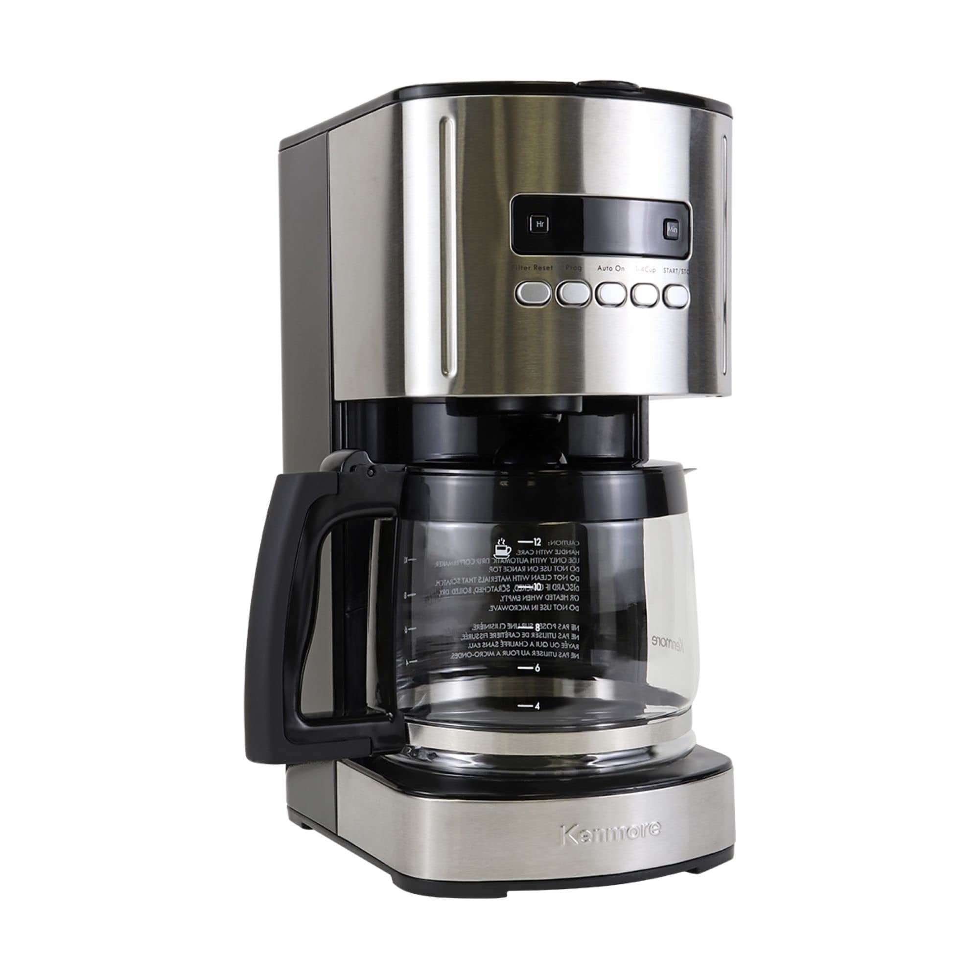 Koolatron - Cafetera Kenmore Programable Cafe 12 Tazas Negra
