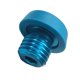 thumbnail image 4 of Tapón Inferior Para Taco De Billar, Almohadilla De Protección Práctica, Parachoques De Goma Para Taco De Billar, Color Azul, 4 of 5