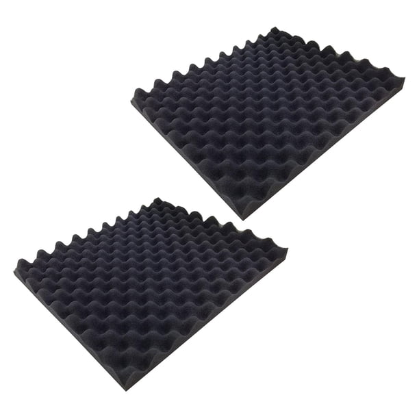 2 Piezas Inserto Esponja Caja Herramientas Revestimiento Ondulado Alta Densidad Acolchado Protector Absorbente Golpes Fácil Uso Adecuadas para Reparac 30 mm