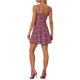 thumbnail image 3 of Vestido sin mangas con cremallera frontal y tirantes a cuadros para mujer INSPIRE CHIC L Rosa Fucsia, 3 of 6