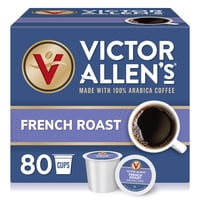 Victor Allen'S Coffee - Cápsulas De Café Victor Allen'S French Roast Dark Roast, 80 Unidades