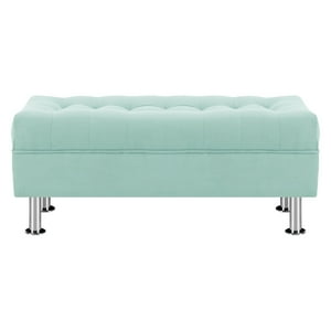 Bodevir - Banqueta Lisboa 2C Felpa 12 Verde Agua