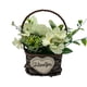 thumbnail image 4 of Planta Artificial Canastito Macetero Cordel Ovalado Deco verde, 4 of 8