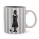 thumbnail image 1 of Taza de café Silver Buffalo Addams Family Wednesday 600 ml, 1 of 8