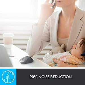 Logitech M331 Silent Plus Wireless Mouse 2.4Ghz Conexión 1000Dpi Negro