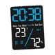 thumbnail image 5 of Reloj Despertador Digital De Escritorio Con Enchufe, 12/24 Horas, Con Fecha Y Temperatura, Para Cocina, Retroiluminación Azul, 5 of 5