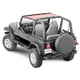 thumbnail image 1 of Toldo Bimini MasterTop de Malla Rojo para Jeep Wrangler 87-95, 1 of 6