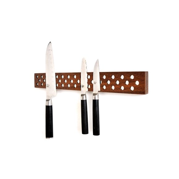 Barra magnética para cuchillos Jonathan Alden 41 cm Nogal