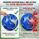 thumbnail image 2 of Balones de fútbol Hualleko tamaños 3/4/5 - Pack de 6 con bomba y bolsa, 2 of 8