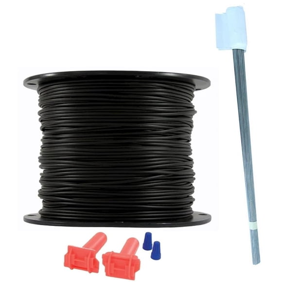 Kit esencial para límites para mascotas de alta resistencia con cable calibre 14 de 500 pies