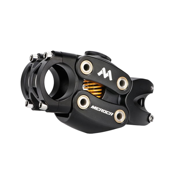 Vástago de bicicleta con absorción de impacto, repuesto de vástago de bicicleta de montaña, vástago de bicicleta de aleación de aluminio, vástago de m