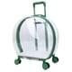 thumbnail image 5 of Pet Trolley Case Carrier Gatos Perros Bolsa De Equipaje Con Ruedas Transpirable Bolsa De Transporte Rayas Verdes, 5 of 5