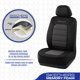 thumbnail image 4 of Fundas de asiento delantero de espuma viscoelástica Skechers, compatibles con airbags, 4 of 7