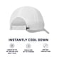 thumbnail image 2 of Gorro refrigerante MISSION UPF Performance unisex blanco, 2 of 7
