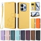 thumbnail image 3 of Funda Volteable con Diseño de Gato para Xiaomi Redmi Note 14 5G, Amarillo, 3 of 6