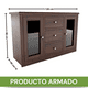 thumbnail image 2 of Buffet Berlin Madera Chocolate Vidrio, 2 of 4