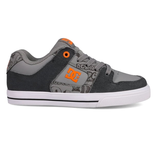 Zapatilla Kids Pure Elastic Gris DC