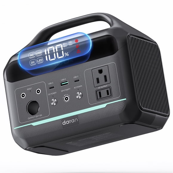 Estación de energía portátil DARAN 300W 192Wh con batería LiFePO4