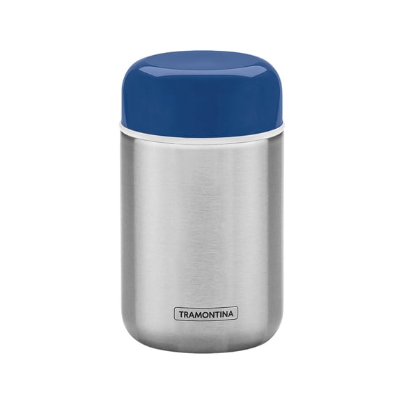 Termo Para Comida  400ml Acero Inoxidable Azul