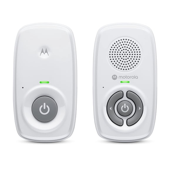 Monitor de Audio para Bebé Motorola Nursery AM21, Sin WiFi, Largo Alcance con Conexión Privada, Detección de Llanto, Control de Volumen, Unidad Portátil para Padres, Ideal para Monitoreo Seguro