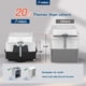 thumbnail image 2 of GFCI Outlet Amico, paquete de 15 amperios, 6 unidades, diseño más delgado, blanco para interiores, 2 of 9
