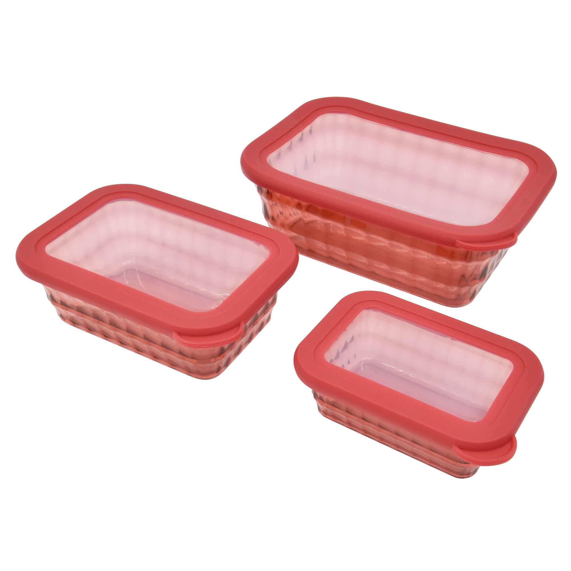 Set De Contenedores 3 Piezas Plastico Haus