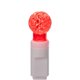thumbnail image 3 of Cadena de luces LED Vickerman 100 G12, color rojo sobre cable blanco, 3 of 4