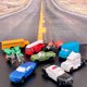 thumbnail image 2 of Set de figuras Safari Ltd On the Road TOOB con 9 vehículos, 2 of 6